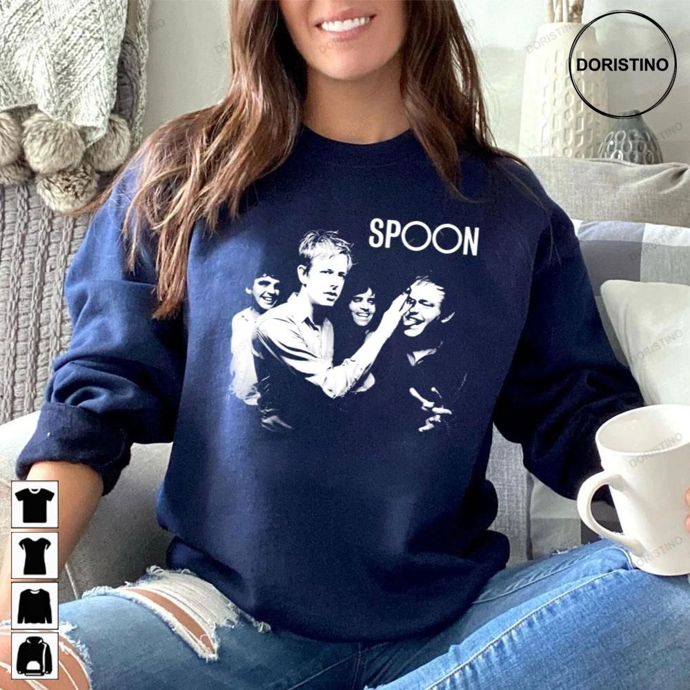 Spoon Album Band White Art Limited Edition Tshirts